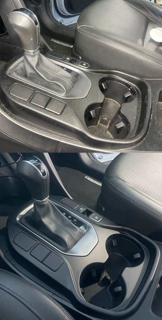 Before & After of an Interior Detail.